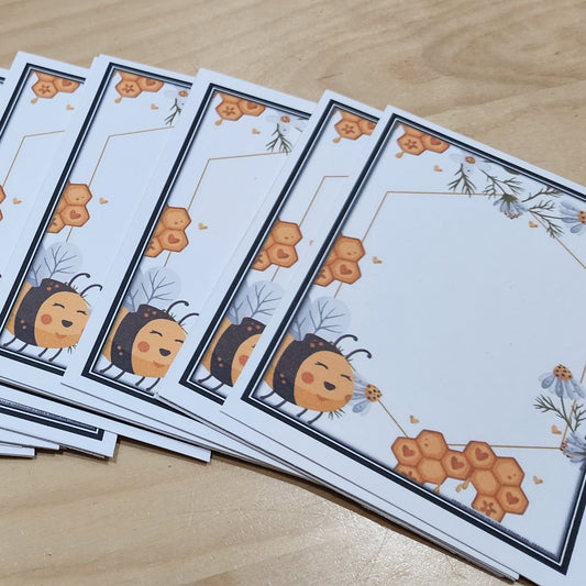 Bee themed Thank You cards