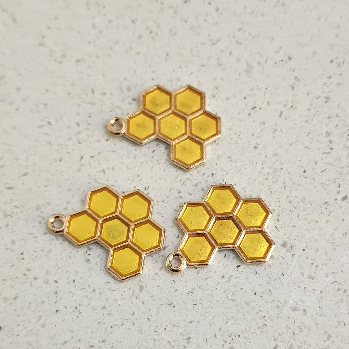 Bee & Honeycomb Charms