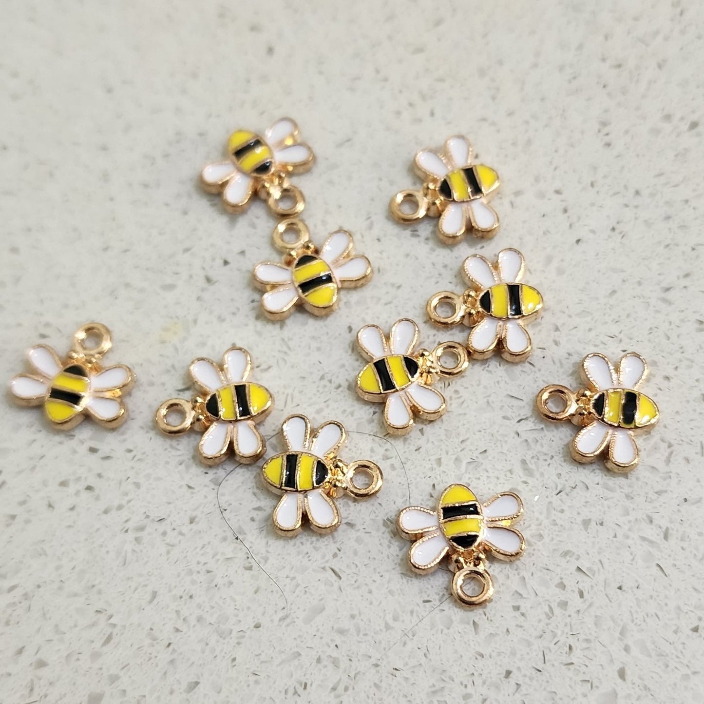 Bee & Honeycomb Charms