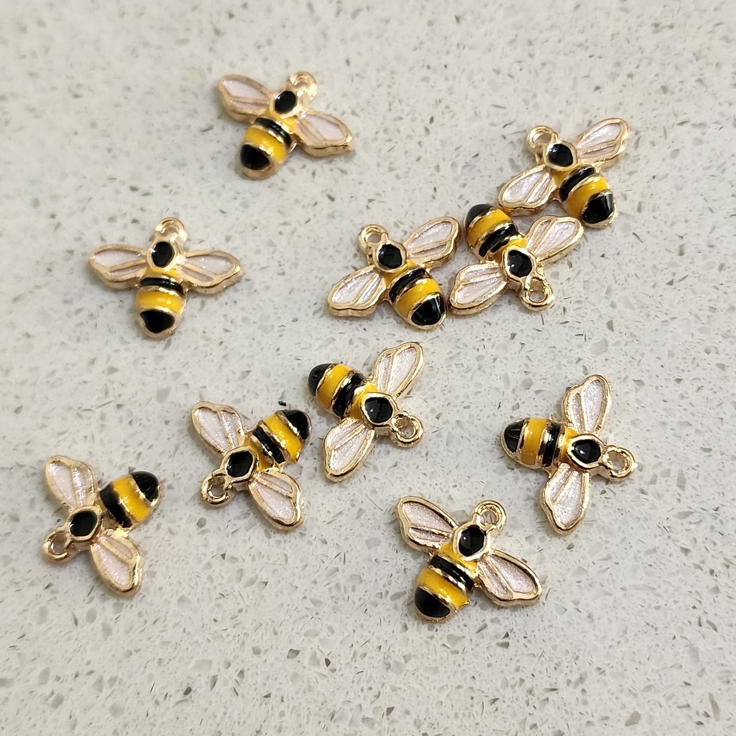 Bee & Honeycomb Charms