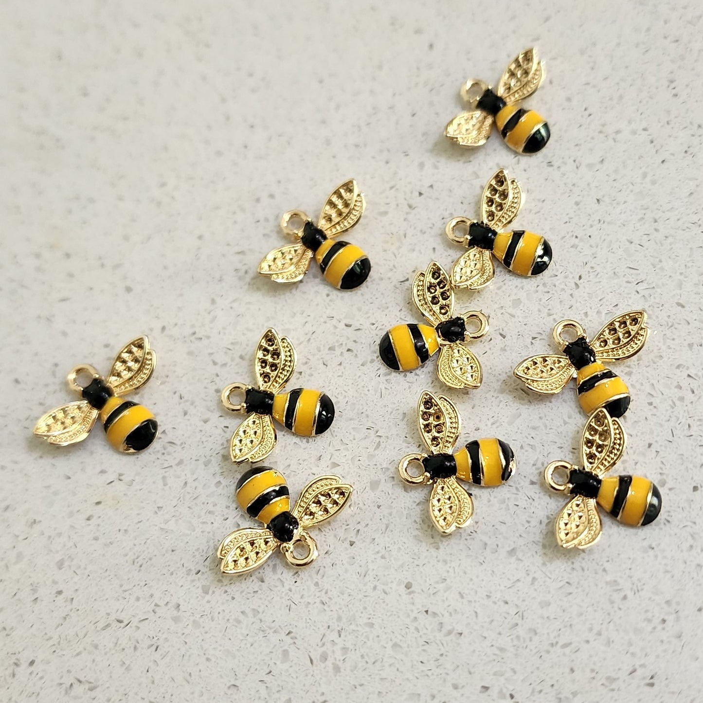 Bee & Honeycomb Charms