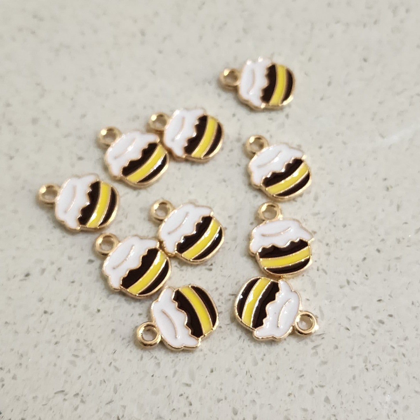 Bee & Honeycomb Charms