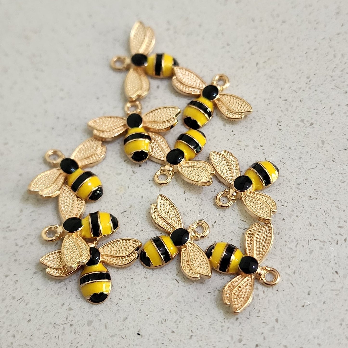 Bee & Honeycomb Charms