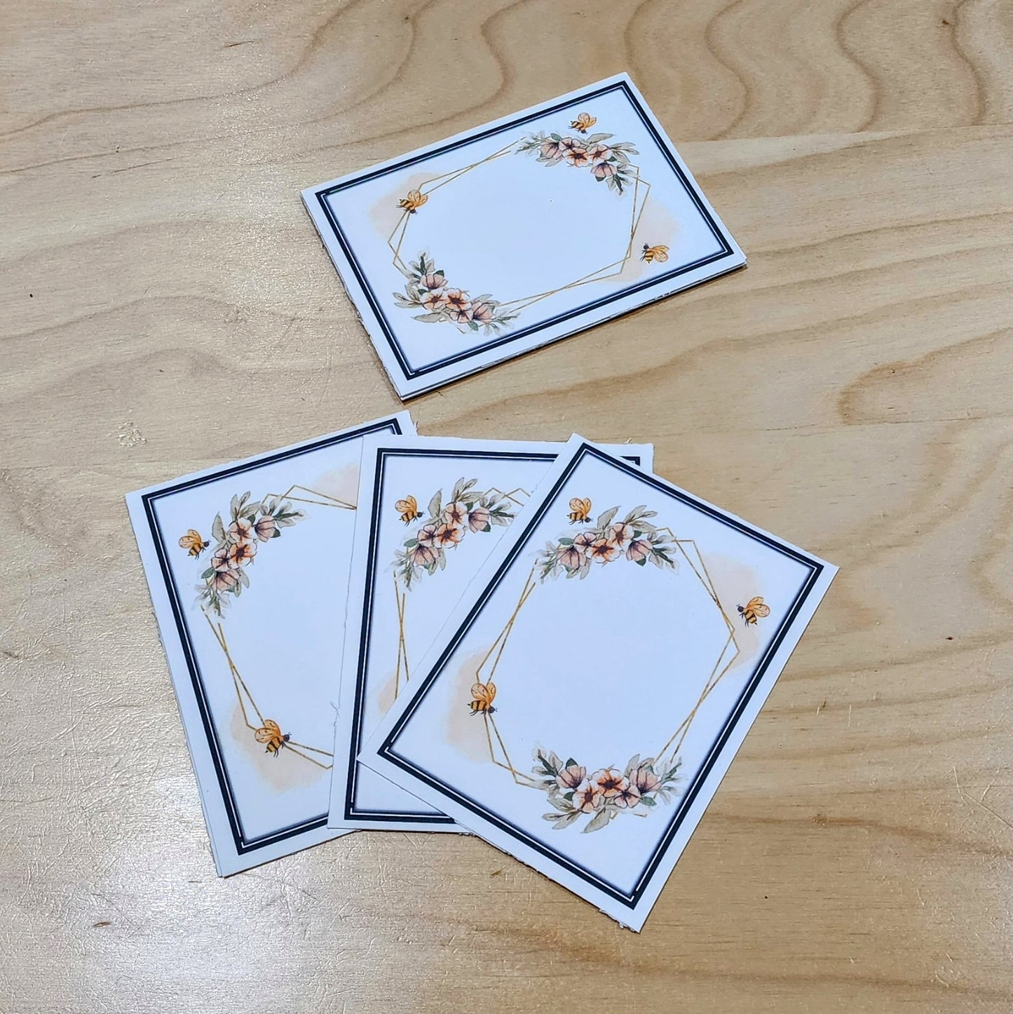 Bee themed Thank You cards