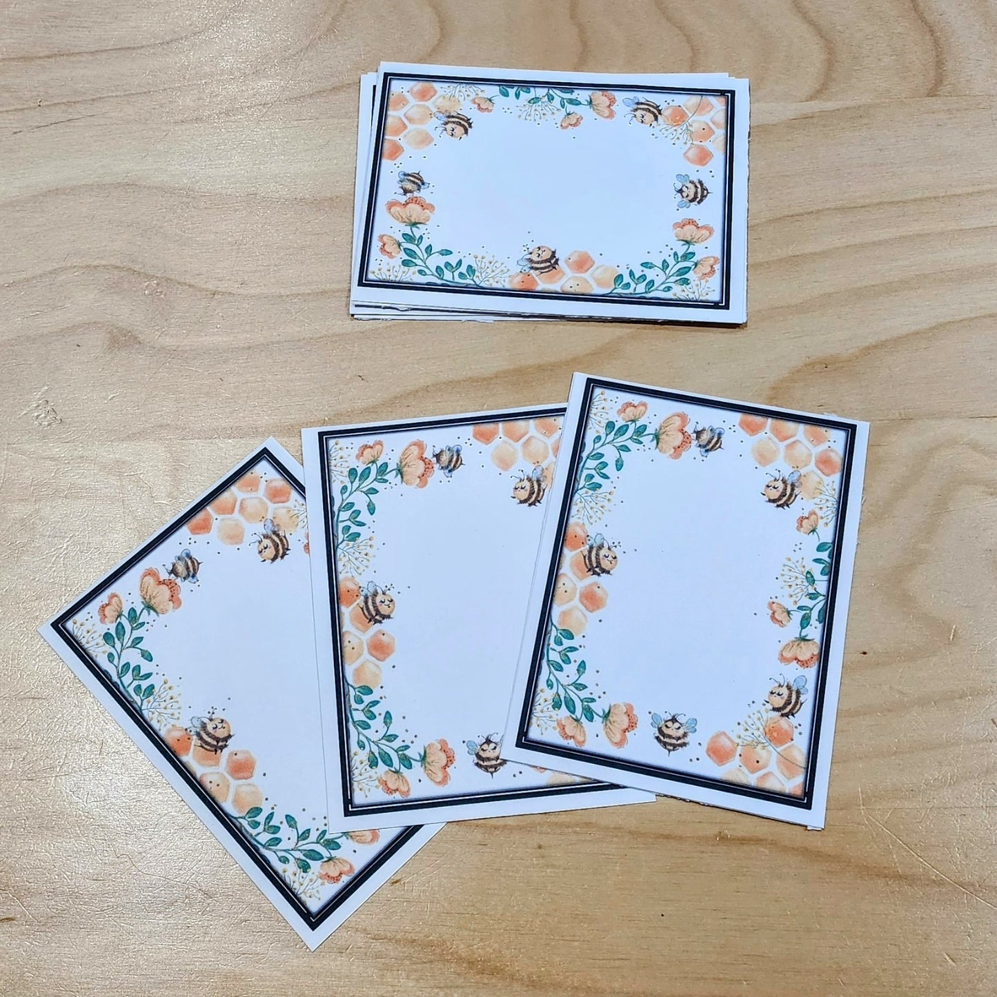 Bee themed Thank You cards