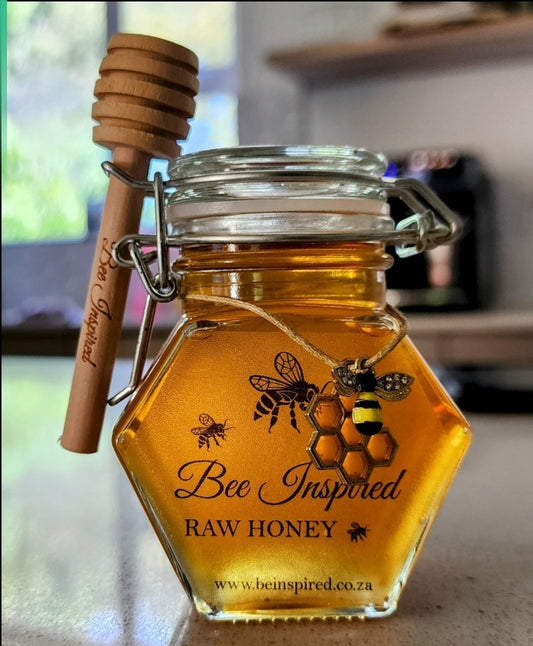 Honey gift jar and dipper